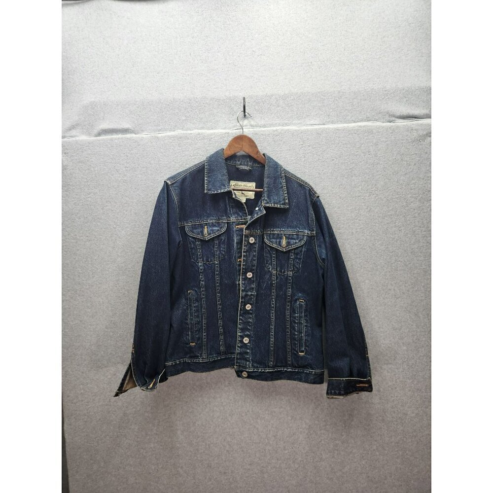 Eddie Bauer Mens Large Denim Jean Jacket